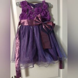 Toddler girls Purple Dress